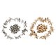 thumbnail image 1 of 40pcs oro plata 13 mm estrella remaches pernos prisioneros para zapatos de bolsa de cuero Craft, 1 of 5