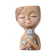 thumbnail image 4 of Maceta Con Cabeza De Resina Para Maceta De Cara Bonita Para Hombre, Decoración De Oficina Y Jardín, Gato Negro Para Mujer, 4 of 5