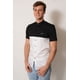 thumbnail image 3 of camisa cuello mao color blanco y negro manga corta fit, 3 of 4
