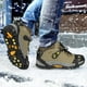 thumbnail image 4 of Tacos de hielo, pinzas para hielo, tacos de tracción, zapatos y botas, clavos de goma para raquetas de nieve, crampones con 10 tacos de acero, tacos que evitan las actividades al aire libre de la luch, 4 of 8