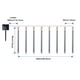 thumbnail image 2 of 1pc Outdoor Solar Meteor Lights Christmas Lights String Lights For Garden Tree Holiday Party Decorations, 2 of 3