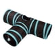 thumbnail image 4 of Juguetes Plegables Resistentes A Los Arañazos Para Gatos, Túnel Para Gatos, Para Hacer Ejercicio, Hámster, Conejo, Color Negro Azul T, 4 of 5