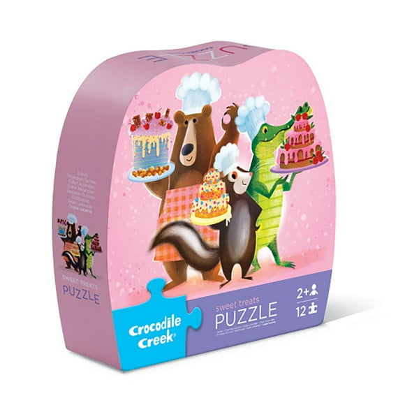 Mini Puzzle Dulces Delicias 12pcs Crocodile Creek
