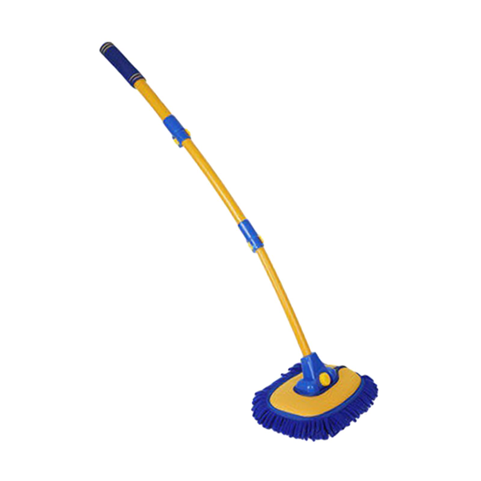 Magideal - Cepillo Telescópico Para Lavado De Autos, Trapeador De Mango Largo De Aleación De Aluminio Herramientas De Lavado Cepillo De Limpieza Para