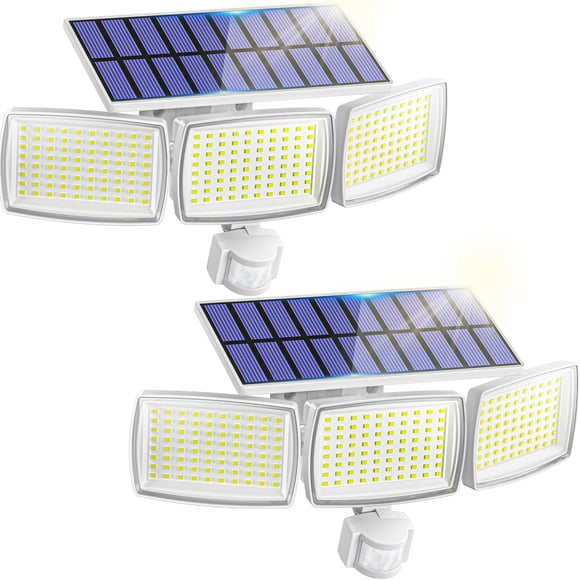 Luces solares para exteriores AIXPI 240 LED 3000 mAh IP65
