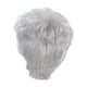 thumbnail image 3 of Pelucas Masculinas De Corte Pixie Natural Peluca Corta Y Recta De Cabello Humano Gris Plateado, 3 of 5