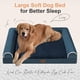 thumbnail image 2 of Cama ortopédica para perros NANUYA, lavable e impermeable, azul medio, 2 of 7