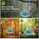 thumbnail image 3 of Baño pájaros colgante agua fluyendo solar cascada fuente jardín patio, 3 of 7