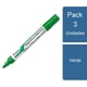thumbnail image 1 of Pack 3 Marcador Pizarra Metálico WBMATM Verde, 1 of 2