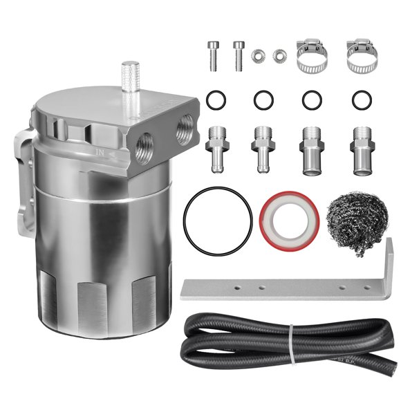 Depósito de Captura de Aceite VehiMata 300 ml Aluminio Plateado Universal