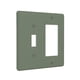 thumbnail image 2 of Tapa decorativa para enchufe Oilbiexn verde salvia, placa de 2 módulos, 2 of 8