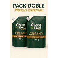 Green Field Food - Mantequilla De Maní Creamy Pack Doble