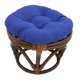 thumbnail image 1 of Cojín redondo para interiores Blazing Needles, 46 cm, color azul real, 1 of 1