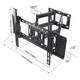 thumbnail image 2 of Soportes Tv Soporte Tv Movil Doble Brazo 32'' Hasta 70'', 2 of 3