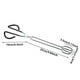 thumbnail image 3 of 1pc 9.84inch/16.14inch Stainless Steel Wood Charcoal Tongs Clip Food Clip Bread Clip Barbecue Clip Multi-purpose Clip BBQ Barbecue Tools Kitchen Barbecue Baking Tools Extended Anti-scalding Outdoor H, 3 of 4