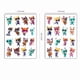 thumbnail image 3 of Tatuajes Temporales SDONY 8 Hojas Fiesta Gatitos, 3 of 6