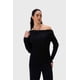 thumbnail image 2 of Polera Mujer C/Asimétrico Basta Negro, 2 of 4