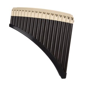 Bothyi - Flautas De Pan Instrumento Musical Popular De Resina Para Regalo Musical Amante De La Música 18 Tubos Marrón