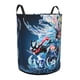 thumbnail image 2 of Greninja Cesta de lavandería de gran capacidad redonda con asa, bolsa para ropa sucia plegable, almacenamiento para dormitorio, baño y lavadero 44x35 cm, 2 of 6