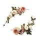 thumbnail image 1 of Guirnalda De Guirnalda De Flores Decorativas Realistas Para El Adorno De La Puerta Delantera Del Hogar Blanco, 1 of 3