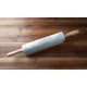 thumbnail image 2 of Rolling Pin Fox Run de mármol pulido con cuna de madera de 25 cm, 2 of 6
