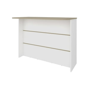 Fmfurniture - Isla Cocina 120X60X90 Cm Fm-003B Blanco
