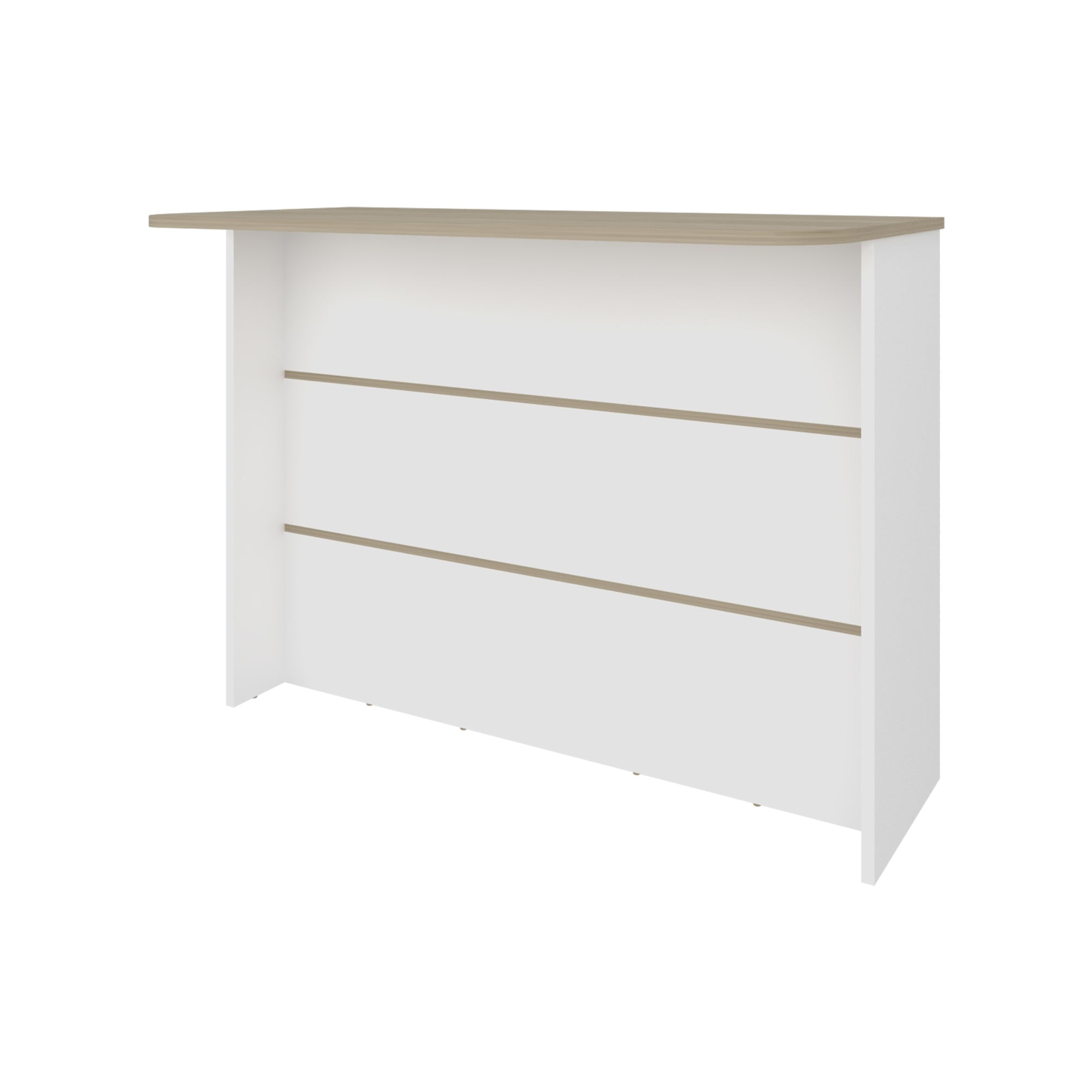 Fmfurniture - Isla Cocina 120x60x90 Cm Fm-003b Blanco