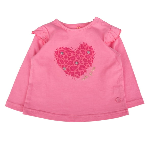Polera Bebé Niña Fucsia Pillin
