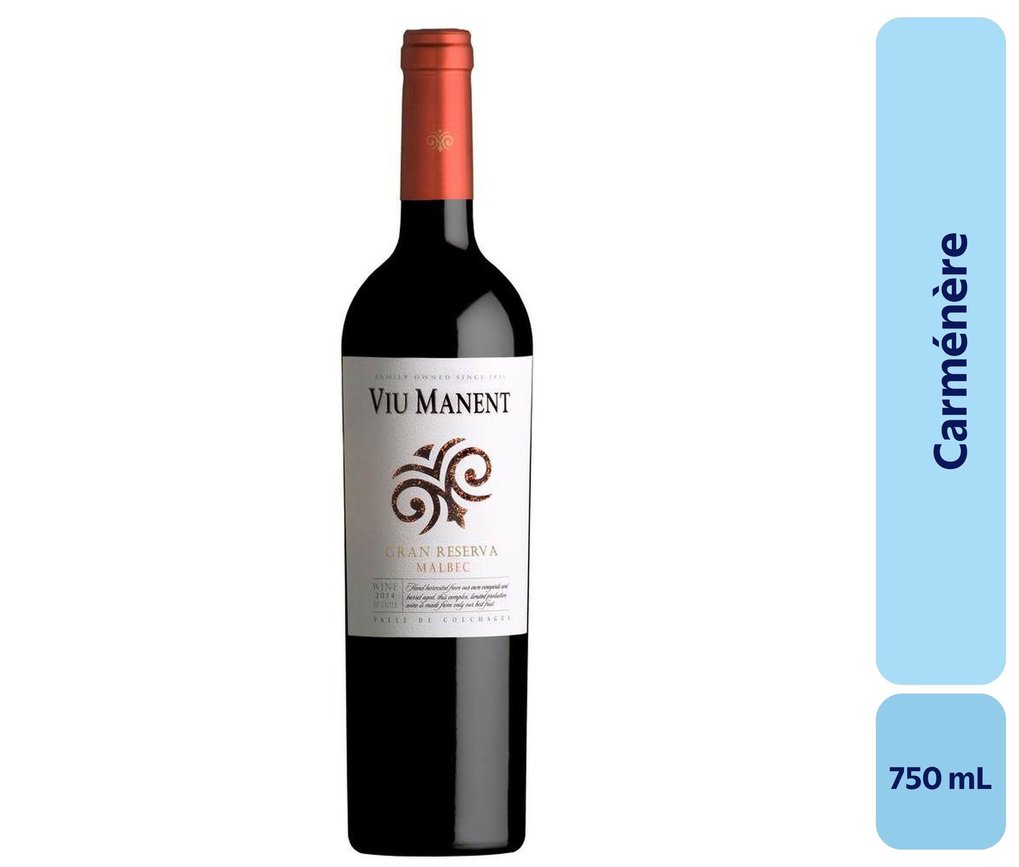 Vino Malbec Botella 750 mL Viu Manent