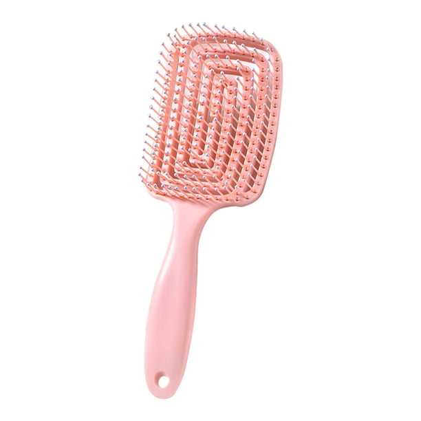 Cepillo desenredante ventilado para cabello húmedo y seco, peine masajeador elástico suave, cepillo antienredos