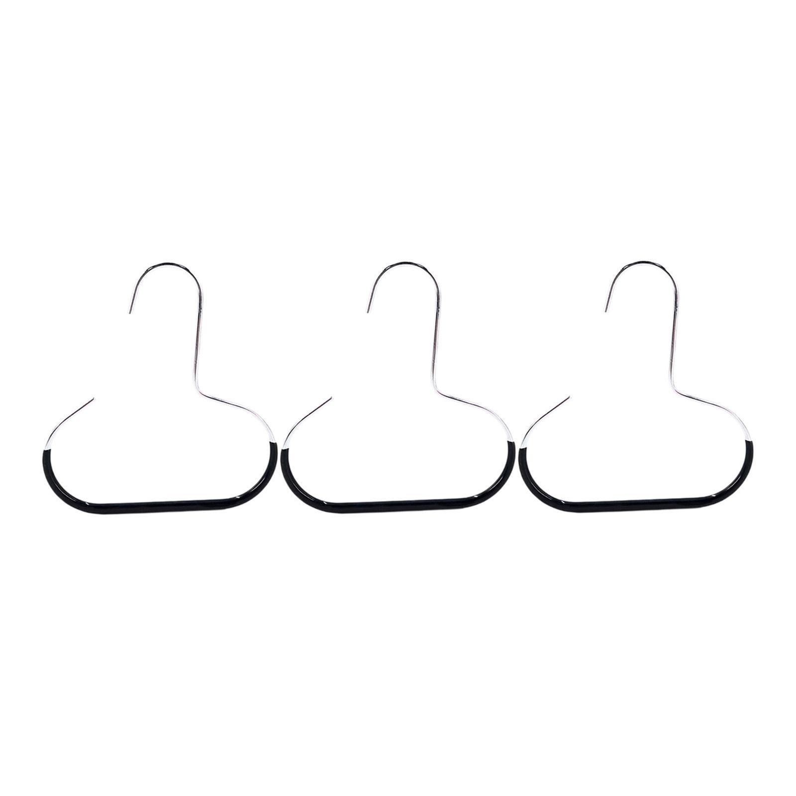 Magideal - 3 X Colgador De Bufandas, Organizador De Bufandas, Fácil Acceso, Multiusos, Con Soportes De Almacenamiento De Fácil Agarre, Soporte Para Cinturón Para Negro