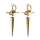 thumbnail image 2 of Pendientes De Espada Gótica Joyería De Accesorios De Vestuario Renacentista Medieval, 2 of 5