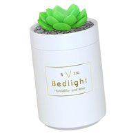 Magideal - Humidificador De Aire Personal Para Coche, Difusor De Luz Nocturna, Humidificador Portátil Usb Flor