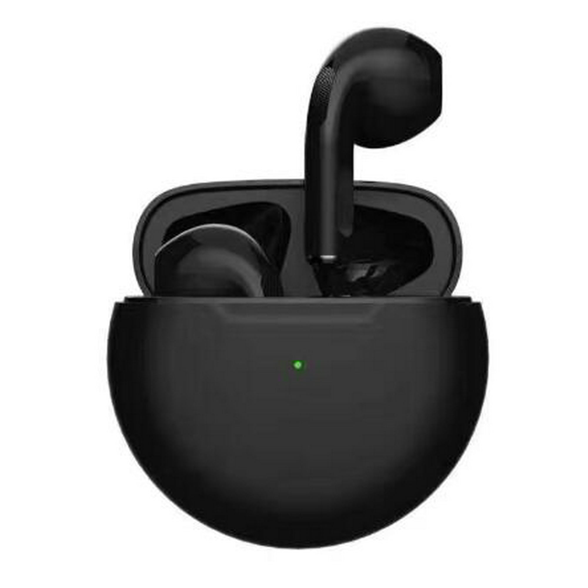 Veat00l - Audífonos Inalámbricos Bluetooth Pro6 5.0 20 H De Batería De Larga Duración Compactos Y Portátiles Cancelación Inteligente Del Ruido Diseño Magnético Indicador Luminoso De Dos Colores