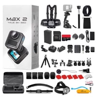 Cámara De Acción Gopro Max 2 8K 360 Con Kit De 50 Accesorios Y 64 Gb