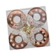 thumbnail image 5 of 4 piezas de adornos colgantes con forma de donut navideño, decoración navideña decorativa de 7 cm de diámetro para decoración de fiestas navideñas, Café, 5 of 5