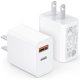 thumbnail image 1 of Cargador de Pared USB C LCGENS 20W con Doble Puerto, Paquete de 2, 1 of 6