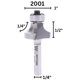 thumbnail image 2 of Fresa para router Whiteside 2,5 cm vástago 1/4 ", 2 of 6