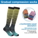 thumbnail image 3 of pares de calcetines de compresión de cobre Adecuados para hombres y mujeres Medias hasta la rodilla de 20-30 mm Hg, 3 of 5