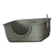 thumbnail image 4 of Caja de arena abierta con cucharada para gatos pequeños y grandes gatos gatos gatos bedpan chillones de lámina de gato cajas de arena de arena gatita Gris, 4 of 5