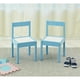 thumbnail image 2 of Set Mesa + 2 Sillas Infantil Azul, 2 of 8