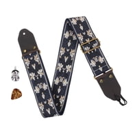 Magideal - Correa De Guitarra Acústica, Correa De Bajo De Guitarra Eléctrica, Instrumento De Cinturón De Hombro De Instrumentos Premium Y Lúctito Portátil, Azul