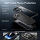 thumbnail image 3 of Funda de teléfono ESR para iPhone 14 Pro Max con vidrio templado negro, 3 of 8
