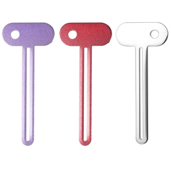 Exprimidor de pasta de dientes Fadayunn, tubo metálico, 6 unidades