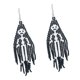 thumbnail image 4 of Pendientes De Cuentas Con Tema De Halloween Para Mujeres Y Niñas, Con Cuentas, Borla Larga, Fiesta, Esqueleto Negro, 4 of 5