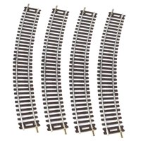 Bothyi - 4 Piezas De Vías De Ferrocarril A Escala Ho Para Bricolaje, Escenas De Cumpleaños 1:87