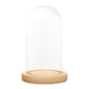 thumbnail image 3 of Cúpula De Cristal Transparente Cloche Casa De Muñecas Decoración Ornamento DIY Cúpula Transparente Cloche 12cmx16cmx14cm, 3 of 5