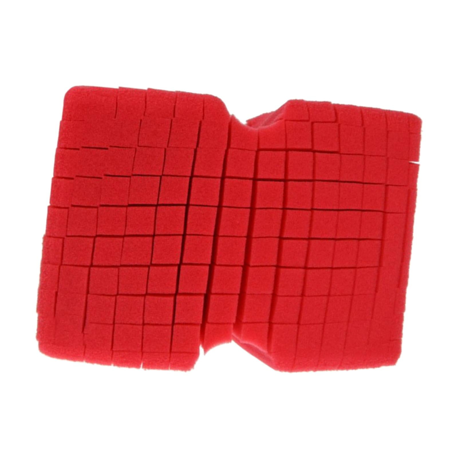 Magideal - Esponja De Pva, Esponja De Limpieza Para El Hogar Del Automóvil, Accesorios De Limpieza De Automóviles Que Absorben Agua Suave Y Fuerte Para Bañera De Rojo