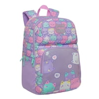 Mochila Infantil Niña Fantasy New Gatos Pastel Head