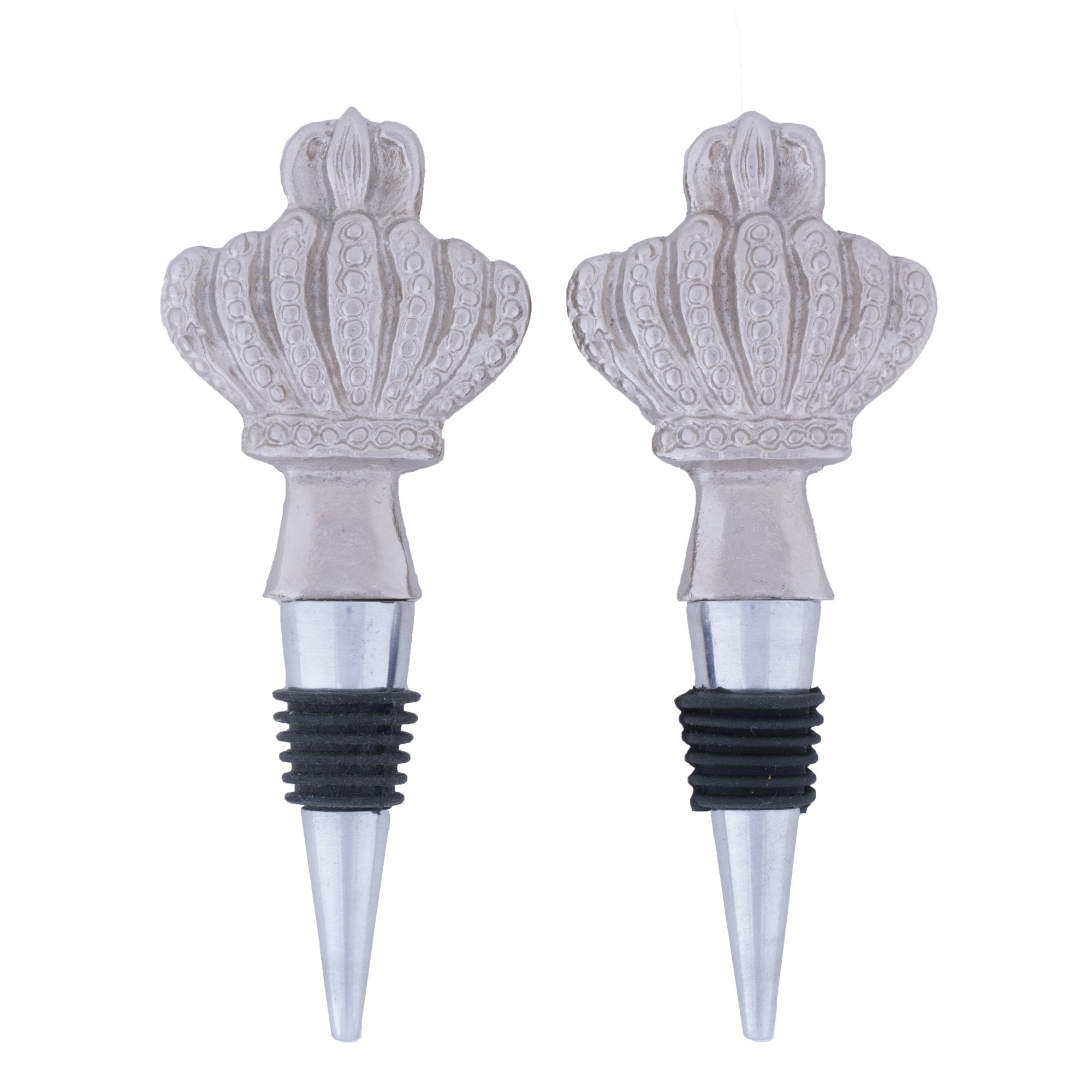 Tapón Para Botella De Vino Dii Corona 5x10 Cm Juego De 2